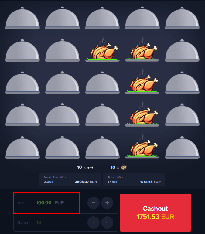 Cómo jugar al juego de casino del pollo - Chicken Mystake